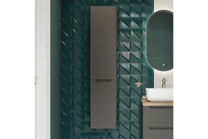 Шкаф-пенал STWORKI Берген 150 серый