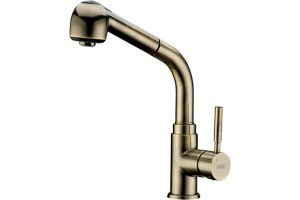 Смеситель Wasserkraft для кухонной мойки, светлая бронза A8237