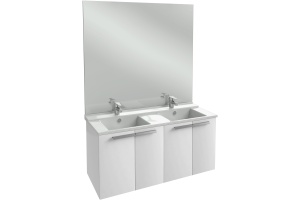 Тумба для комплекта Jacob Delafon Struktura 120 белый блестящий, 4 дверцы - 2