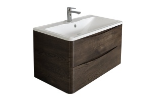 Тумба под раковину BelBagno Acqua 100 темное дерево - 2