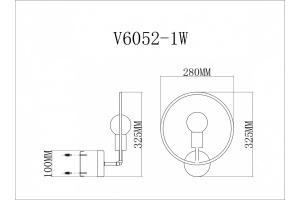 Бра Moderli Sachara V6052-1W - 2