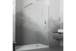 Душевая перегородка RGW Walk In WA-001 100х195 профиль хром стекло прозрачное