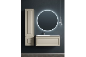 Тумба под раковину Sancos Very 99х40 левая бежевая - 2