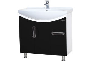 Мебель для ванной Bellezza Лагуна 75 черная - 3