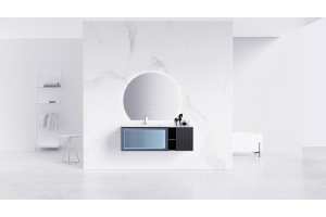 Зеркало Orans BC-9013 100 9013MR с подсветкой с сенсорным выключателем, подогревом и часами - 2