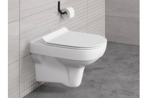 Комплект Cersanit City кнопка смыва хром глянцевый, микролифт - 2