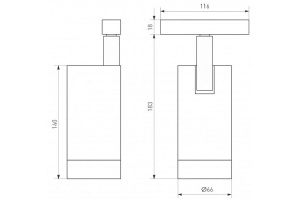 Трековый светодиодный светильник Arlight Mag-Orient-Spot-R65-20W Warm3000 037125 - 2