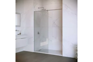 Душевая перегородка RGW Walk in 80х195 хром стекло прозрачное