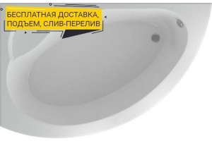 Акриловая ванна Акватек Аякс 2 L с фронтальным экраном