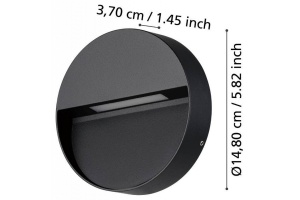 Уличный настенный светодиодный светильник Eglo Maruggio 900888 - 3