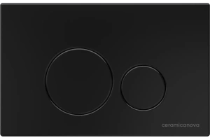 Система инсталляции для унитазов Ceramica Nova Envision с кнопкой Round черной матовой - 2