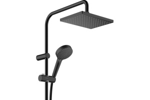 Душевая стойка Hansgrohe Vernis Shape 26282670 Showerpipe 230 1jet Reno черный - 2