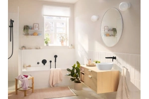 Смеситель для раковины Hansgrohe Rebris S черный матовый - 2