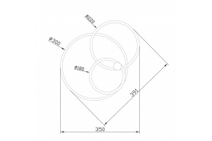 Светильник на штанге Escada Contour 10213/2LED BL Chrome - 3