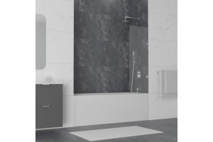 Шторка на ванну RGW Screens 30х150 хром стекло прозрачное