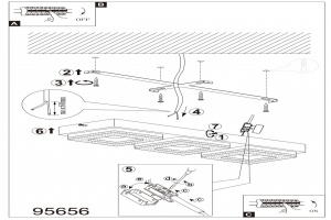 Накладной светильник Eglo ПРОМО Fradelo 95656 - 2