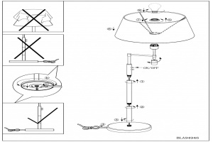 Торшер с подсветкой Eglo ПРОМО Santander 94946 - 2