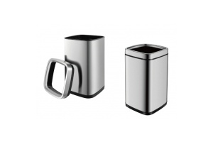 Ведро для мусора WeltWasser WW NOLAND MT 9L матовый сталь (10000003983) - 2