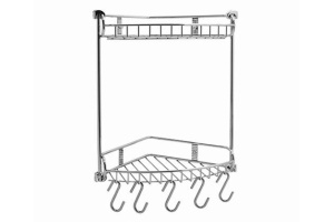 Полка Wasserkraft K-1222 2-ярусная, с крючками