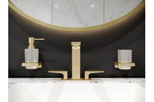 Дозатор для жидкого мыла Hansgrohe AddStoris полированное золото - 2