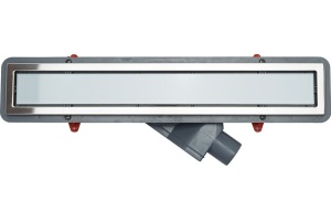 Душевой лоток Pestan Confluo Premium Line 300 белое стекло/сталь - 2