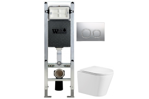 Комплект Weltwasser AMBERG 350 ST + SALZBACH 004 GL-WT + AMBERG RD-MT CR (10000006577)