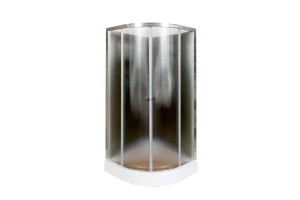 Душевая кабина Deto B 100х100 без крыши, черный (B01BLACK)