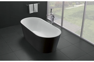 Акриловая ванна BelBagno 180х80 черный, матовый (BB71-1800-NERO-W0) - 2