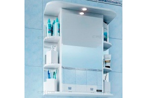 Зеркало-шкаф СанТа Герда 55 свет фацет