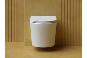 Унитаз подвесной Ceramica Nova Balearica Rimless CN6000MW белый матовый - 3