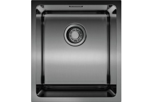 Мойка кухонная Omoikiri Tadzava 39-U-GM вороненая сталь