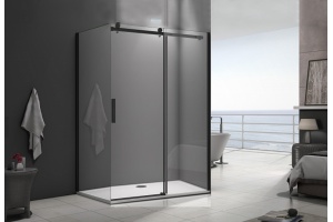 Душевой уголок Good Door Galaxy WTW+SP-C-В 120x90, профиль черный - 2