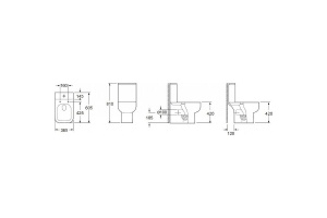 Бачок для унитаза BelBagno Aurora белый (BB8604T) - 3