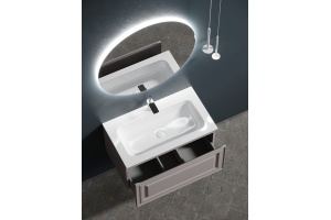 Тумба под раковину Sancos Very 79х40 темно-бежевая - 3