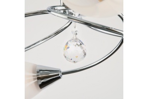 Потолочная люстра Eurosvet Virginia 2275/6 хром - 3