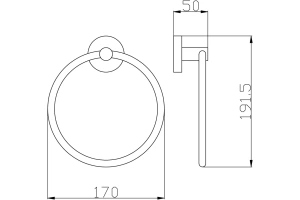 Полотенцедержатель Rav Slezak Colorado золото - 2