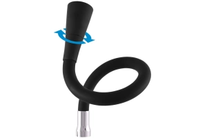 Смеситель для кухни Rav Slezak Colorado с гибким изливом хром - черный матовый - 2