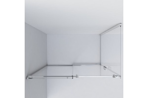 Душевой уголок Vincea Como 120х90 хром стекло прозрачное - 2