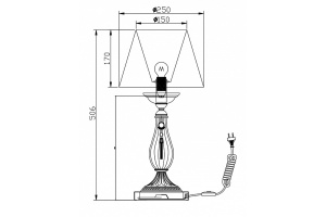 Настольная лампа Maytoni Demitas RC024-TL-01-R - 2
