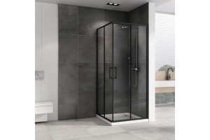 Душевой уголок Abber Schwarzer Diamant 90х90 черный, матовый (AG02090B5) - 2