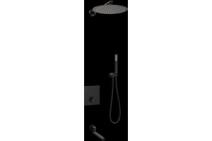 Душевой комплект RGW Shower Panels SP-370B черный матовый