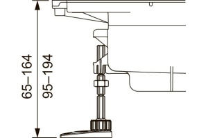 Опоры для душевых лотков TECE Drainprofile 674000 - 3