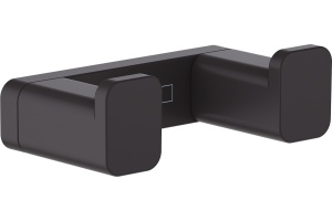Крючок двойной Hansgrohe AddStoris черный матовый