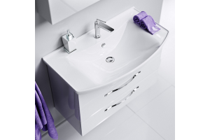 Мебельная раковина Aqwella Стиль 75 белая - 2