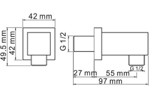 Шланговое подключение Wasserkraft A089 - 2