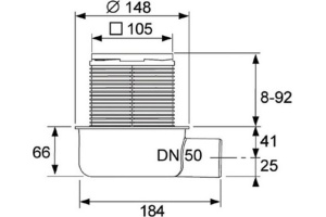 Душевой трап TECE TECEdrainpoint S 50 - 2