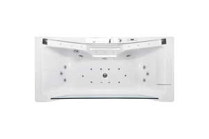 Акриловая ванна Frank 170х85 белая с гидромассажем