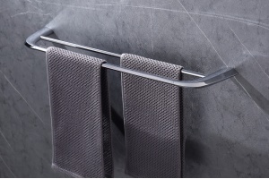 Полотенцедержатель двойной ABBER Nord хром - 2