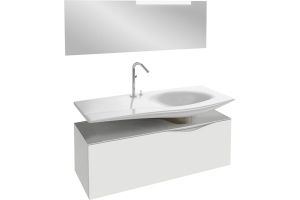 Мебель для ванной Jacob Delafon Stillness 120 белый лак - 3