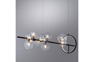 Подвесная светодиодная люстра Arte Lamp Saturn A7790SP-50BK - 2